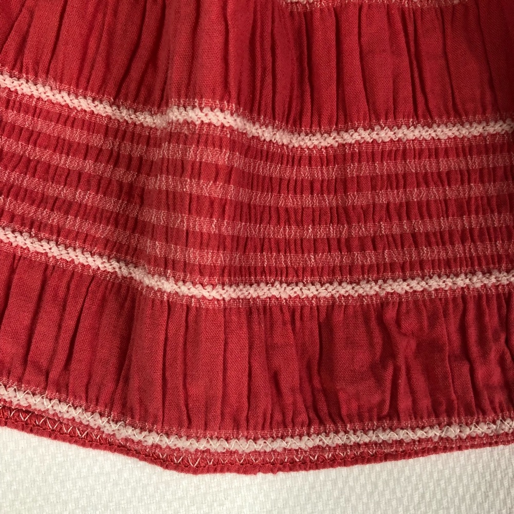 Max Edition Coral Striped Sun Dress size S - Picture 7 of 8